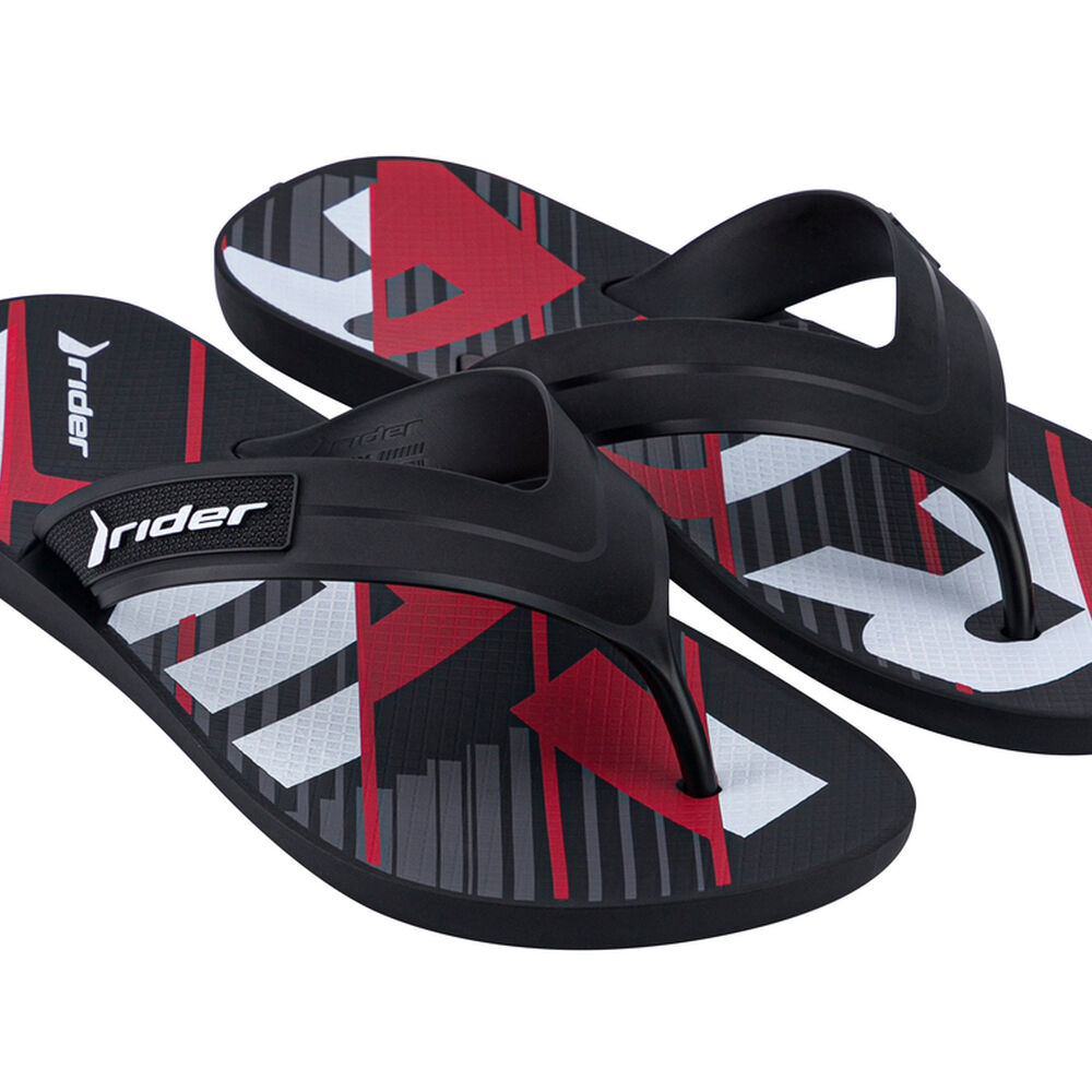 Sandalia Hombre Negro Graphics Rider image number 1.0