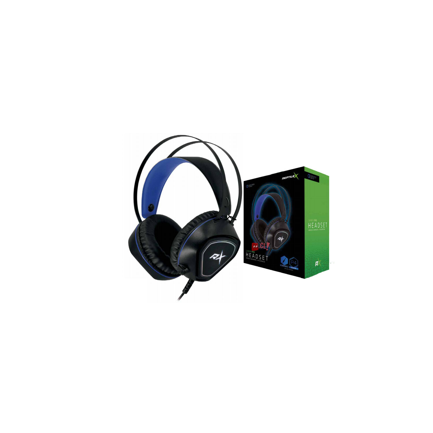 Aud&iacute;fonos Gamer Para Consolas Conector 3,5mm Color Azul - Ps image number 1.0