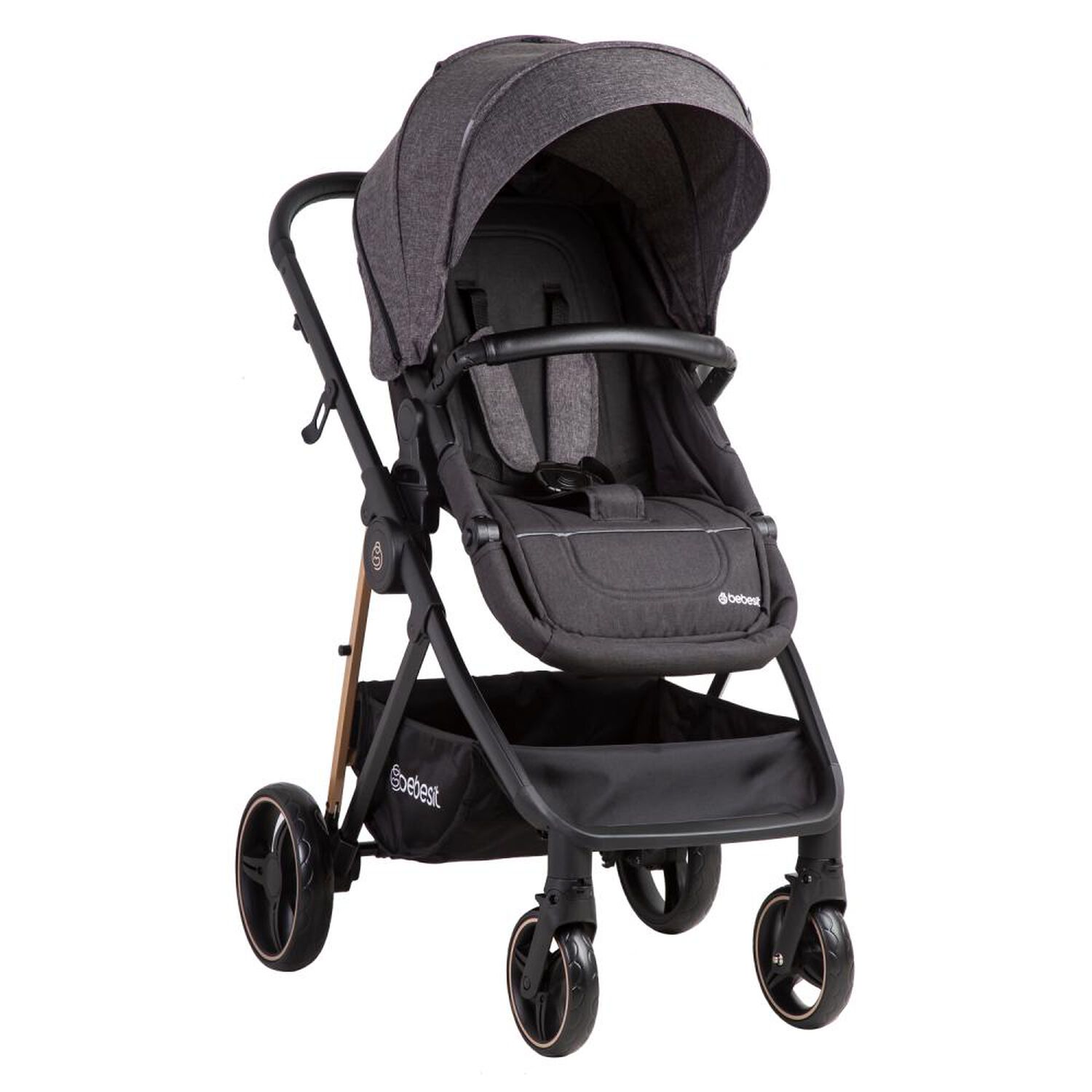 Coche Travel System Bebesit Cosmos Negro image number 2.0