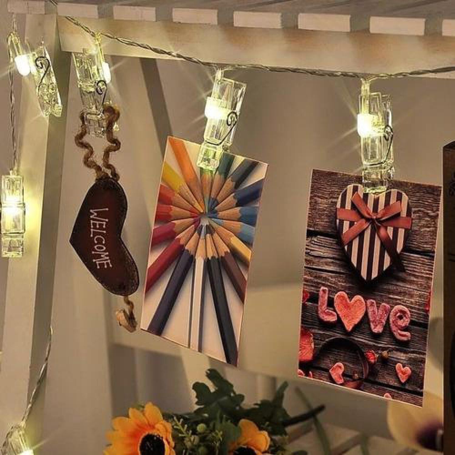 Luces Clip Pilas(perritos) Para 20 Fotos 3 Mts image number 4.0