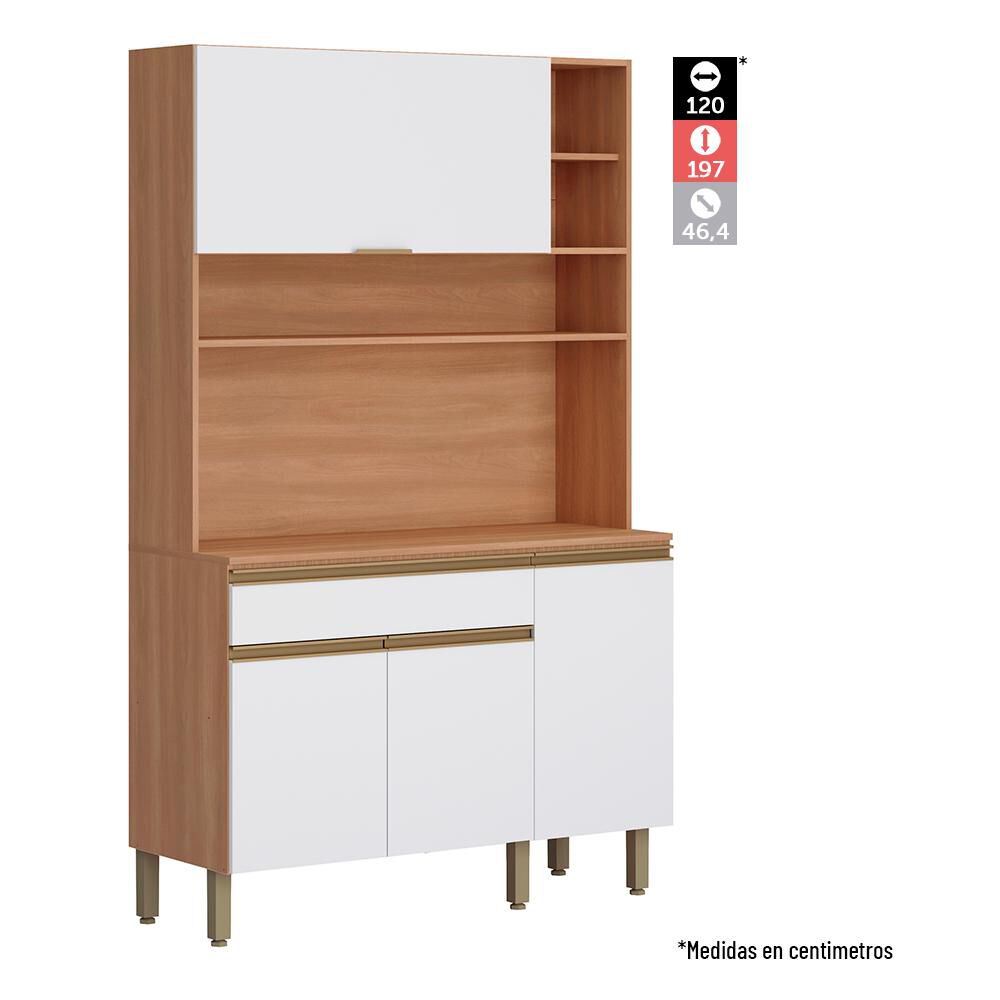 Mueble De Cocina Roca Macadamia / 4 Puertas / 1 Cajón image number 1.0