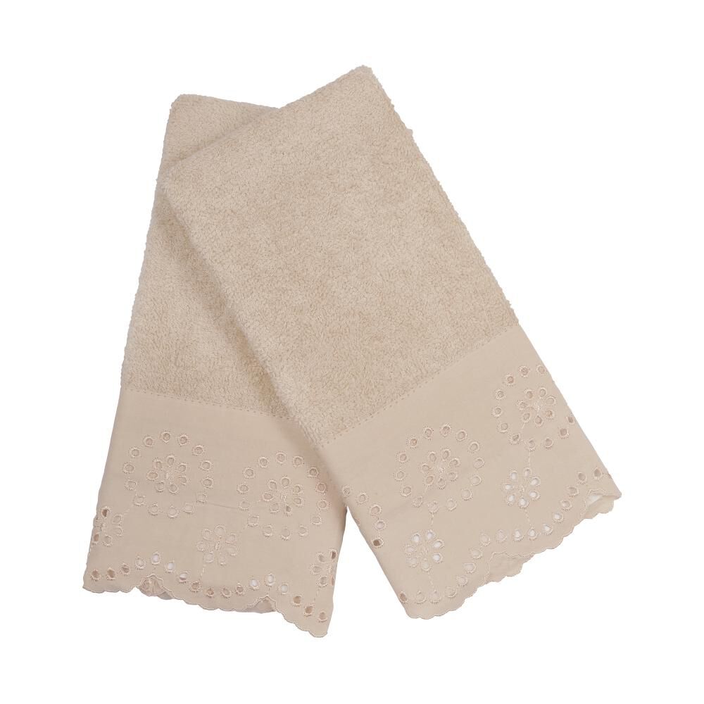 Juego De Toallas Mashini Lace/ 30 x45  Cm image number 0.0