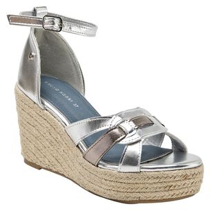 Sandalia Mujer Bruno Rossi Plata