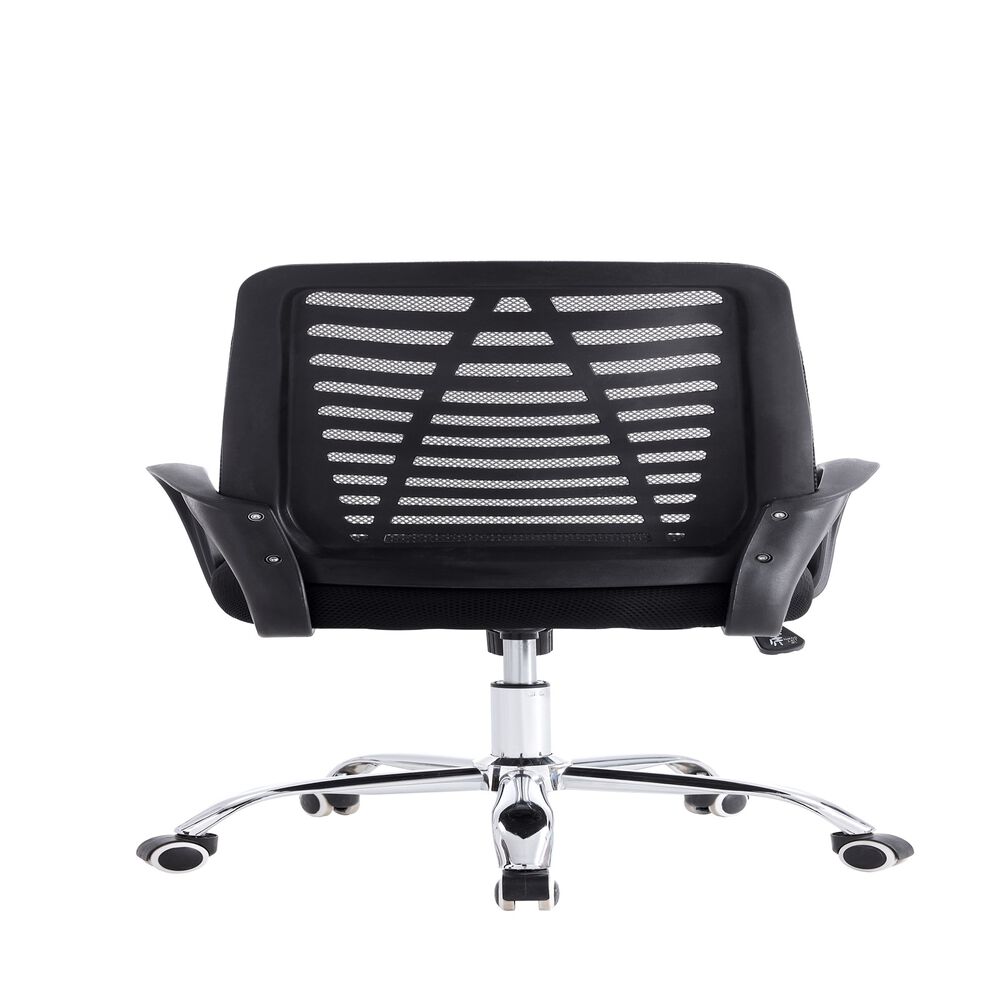 Silla De Oficina Ejecutiva Barcelona Ergonomica Color Negro Bm-806 Arthome image number 4.0