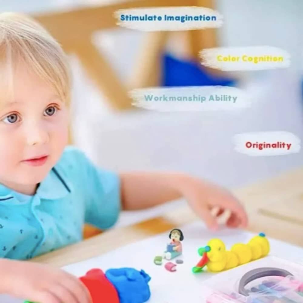 Arcilla Polim&eacute;rica De 32 Colores Con Accesorios image number 2.0