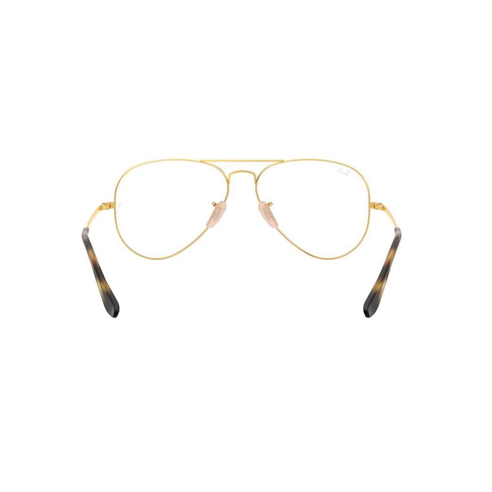 Lentes Ópticos Aviator Dorado Ray-ban Optical image number 6.0