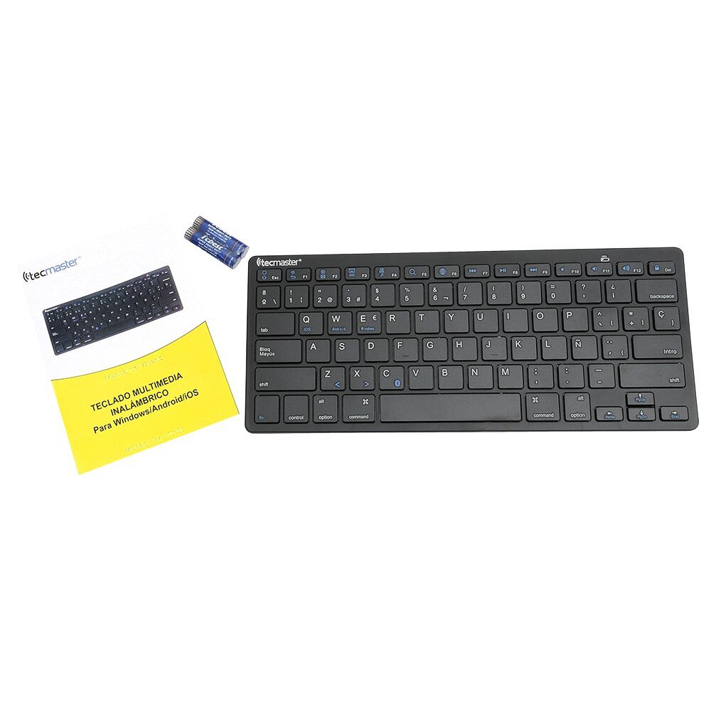 Teclado Mini Bluetooth Inalámbrico Tecmaster Portátil image number 1.0