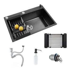 Lavaplatos Mate Acero Inoxidable 44x28 Encastre