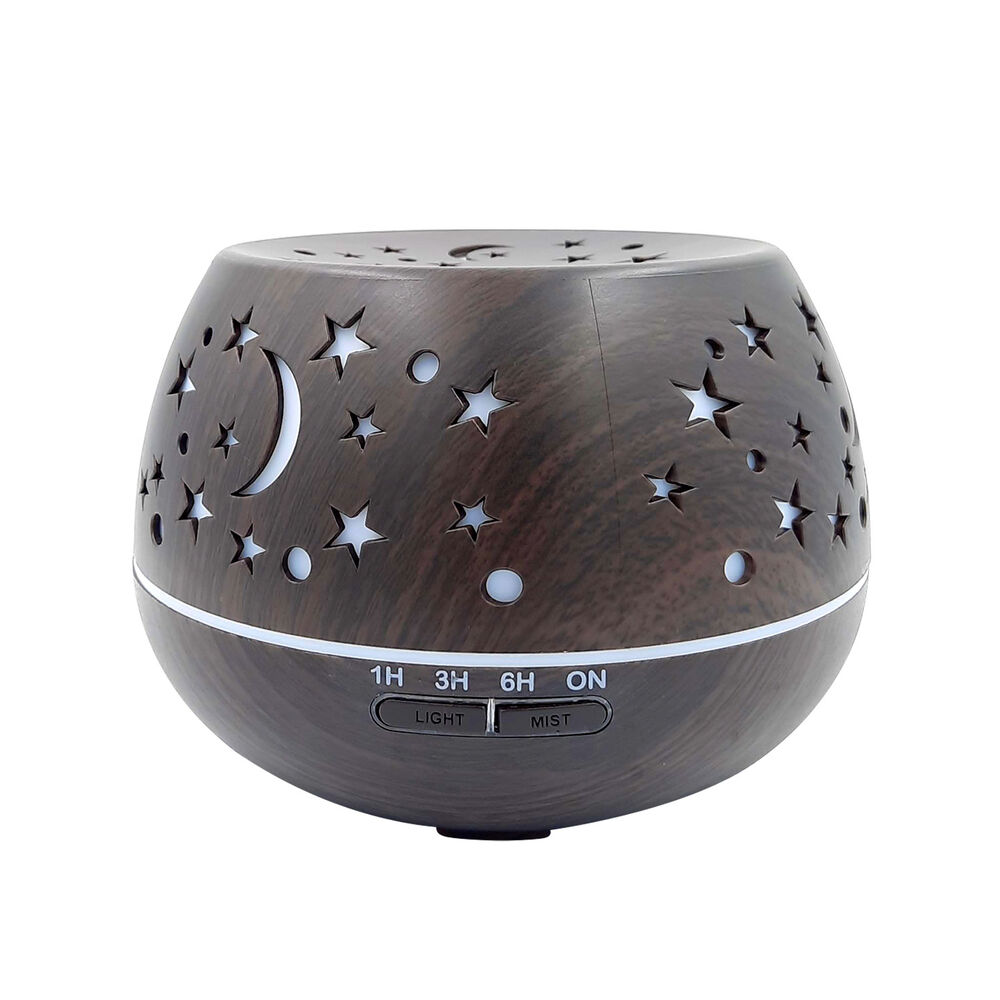 Difusor De Aromas Humidificador Pvt 500 Ml Apagado Automatico Con Atomizador image number 1.0