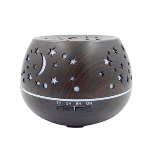 Difusor De Aromas Humidificador Pvt 500 Ml Apagado Automatico Con Atomizador