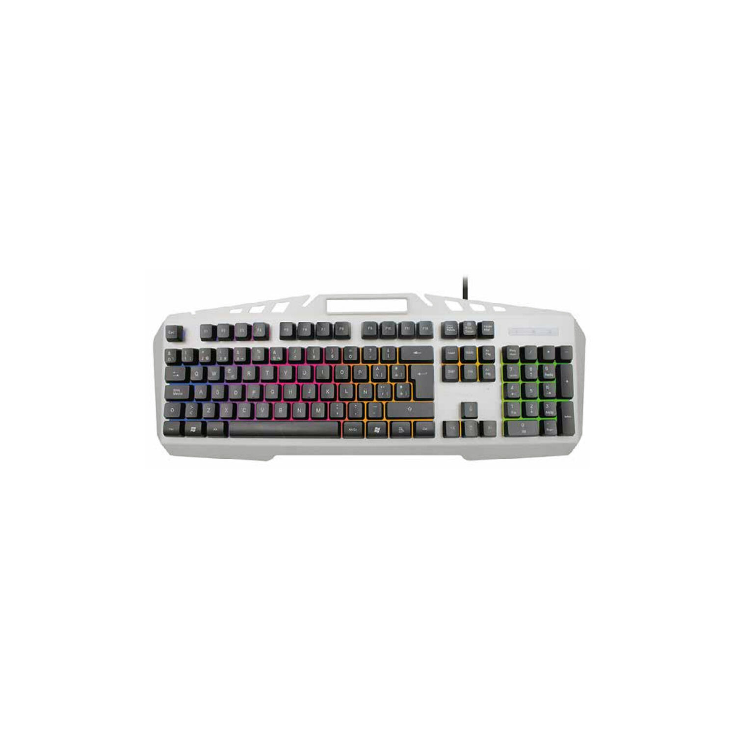 Teclado Gamer Pc Usb Retroiluminado Met&aacute;lico Gris - Ps image number 0.0