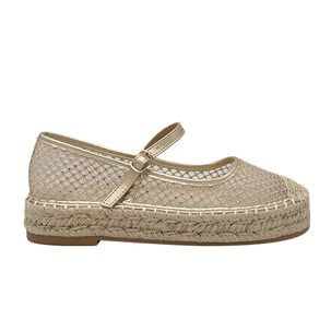 Ballerina Para Mujer Yute Dorado