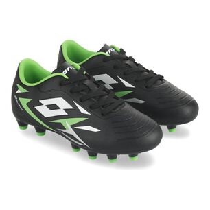 Zapato De F&uacute;tbol Ni&ntilde;o Lotto Solista Fg Jr Negro/verde