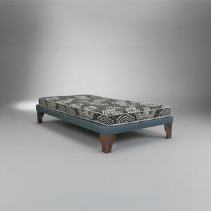Cama 1 Plaza Box 8 Cm L180 Cm + Colchon Modelo Ideal / Con Patas De 24 Cm (gris)