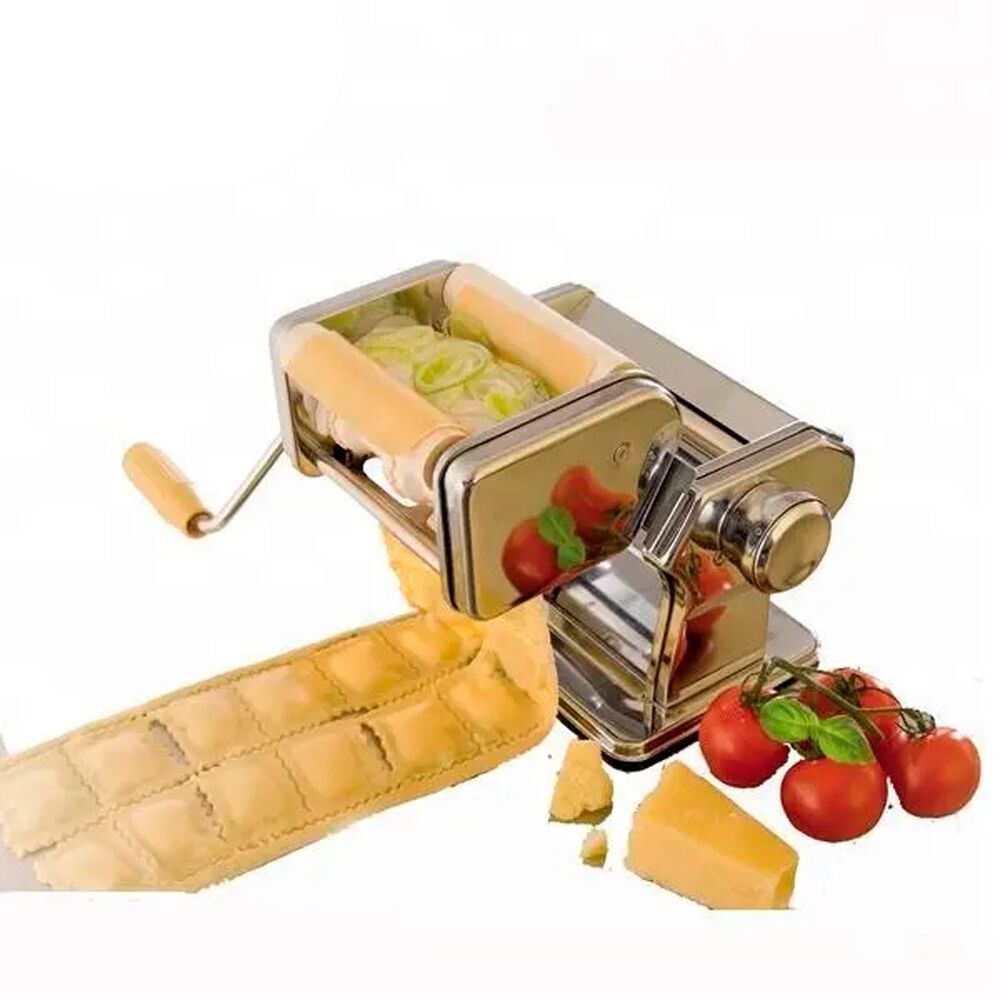 M&aacute;quina De Pasta Casera Para Ravioles De Acero Inoxidable image number 3.0