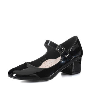 Zapatos Mary Jane Con Taco Charol Cómodo Mujer Weide Ghe31