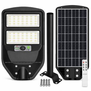Luminaria Solar Publica Con Soporte - High Light Led 100w