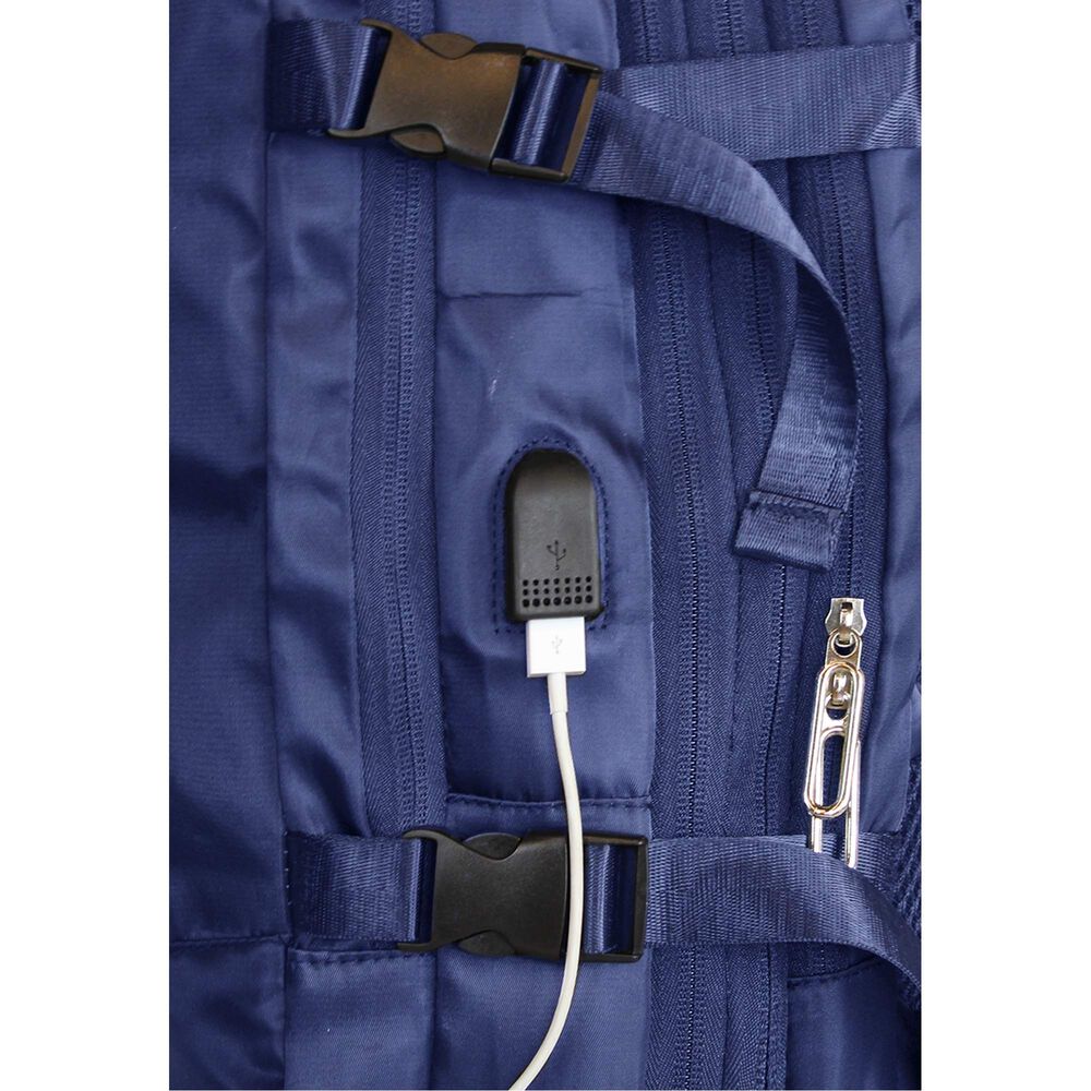 Mochila De Viaje Viral Azul Con Usb Swiss Bag image number 6.0