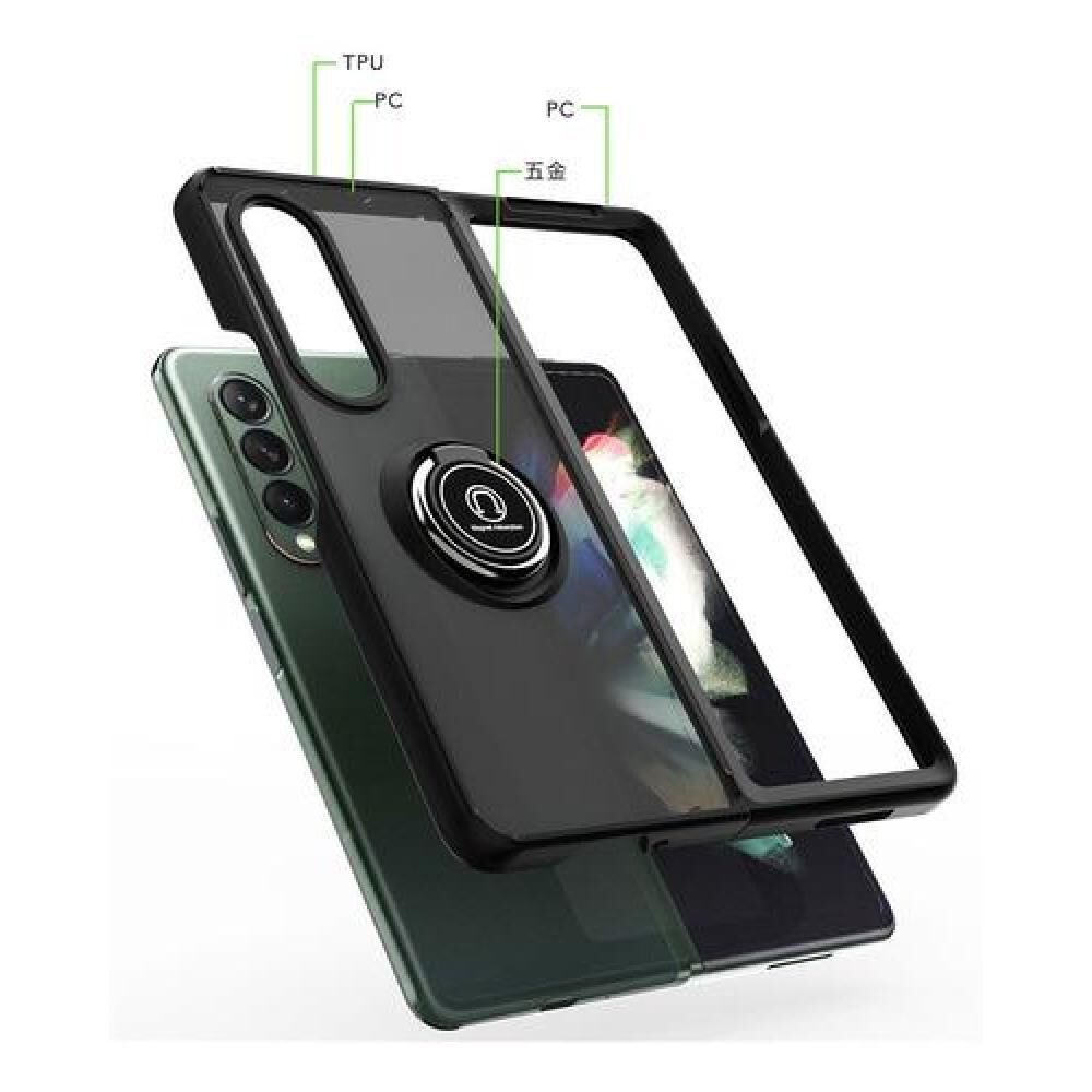 Carcasa Forro Samsung Galaxy Z Fold4 Con Aro E Iman Soporte image number 5.0