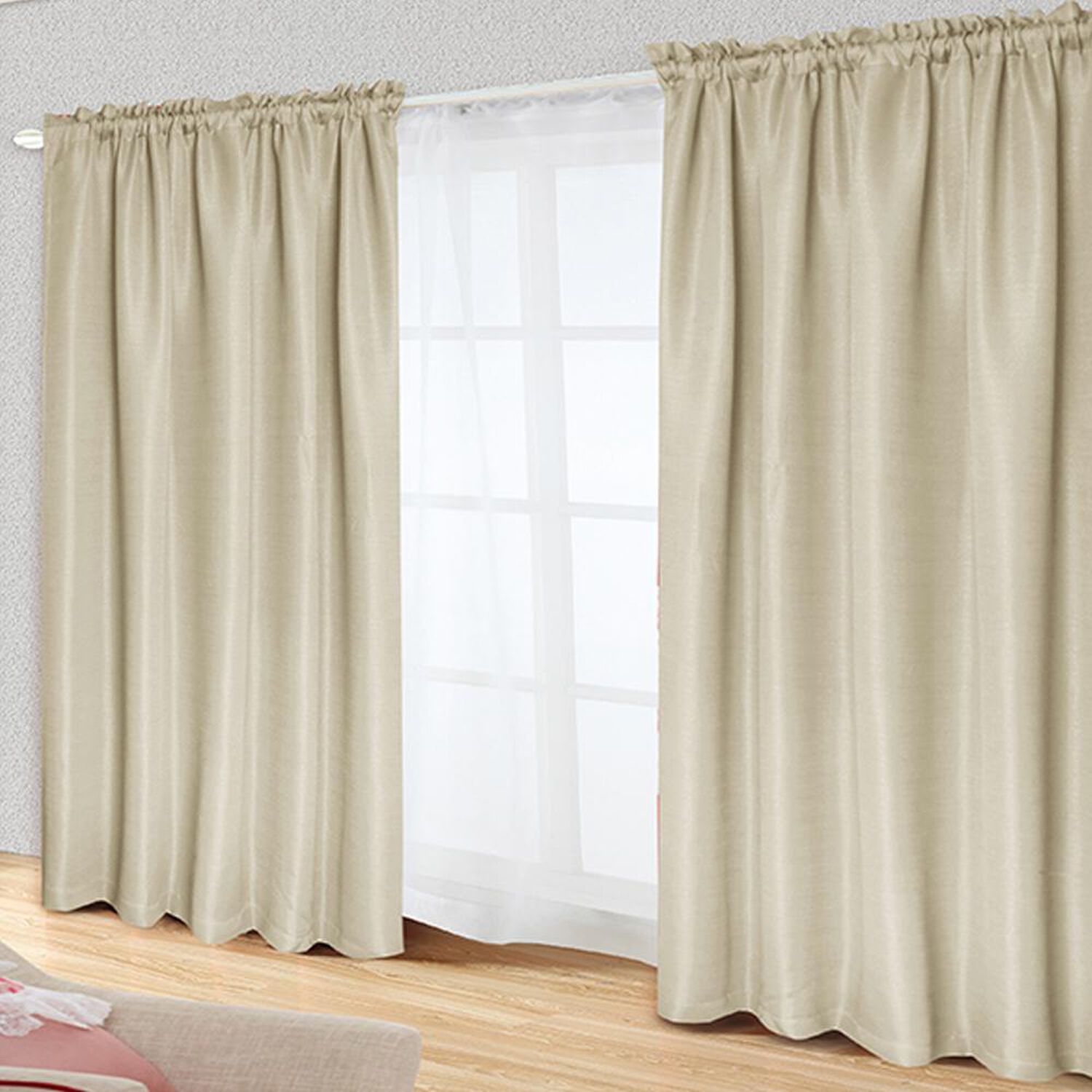 Set De Cortinas Doral Tabatha Pasador image number 0.0