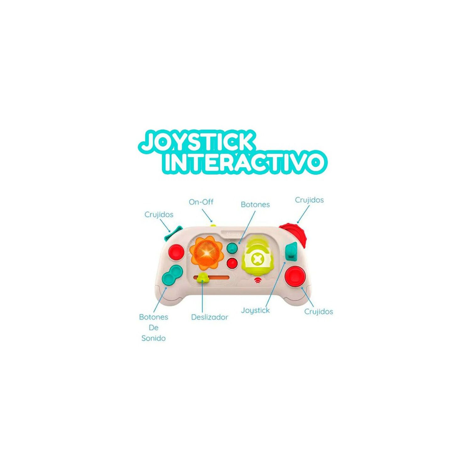 Control Juguete Interactivo Musical Bebe, Luz Y Sonido image number 5.0