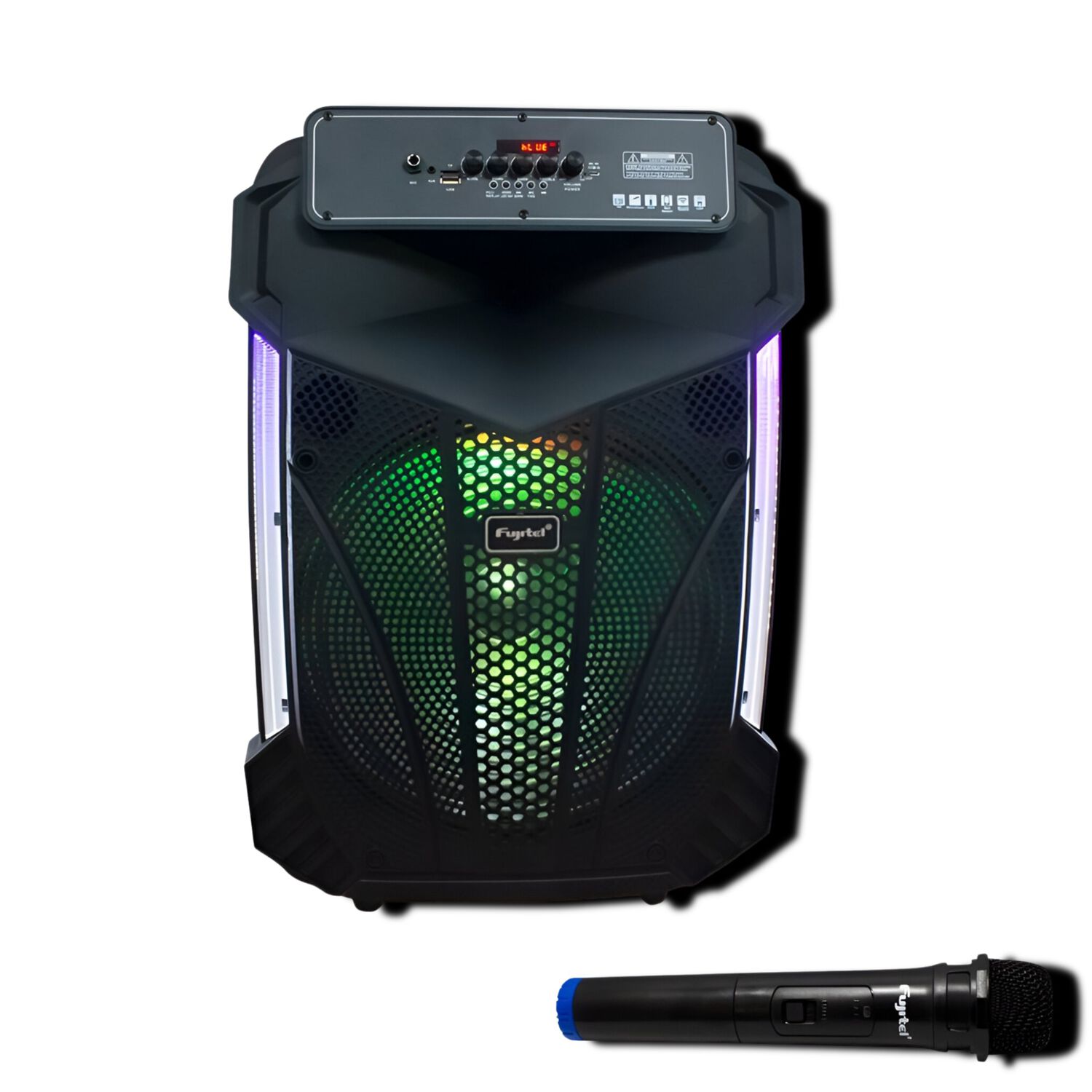 Parlante Karaoke 15 Rgb Recargable Micr&oacute;fono Bt15l Bluetooth image number 2.0
