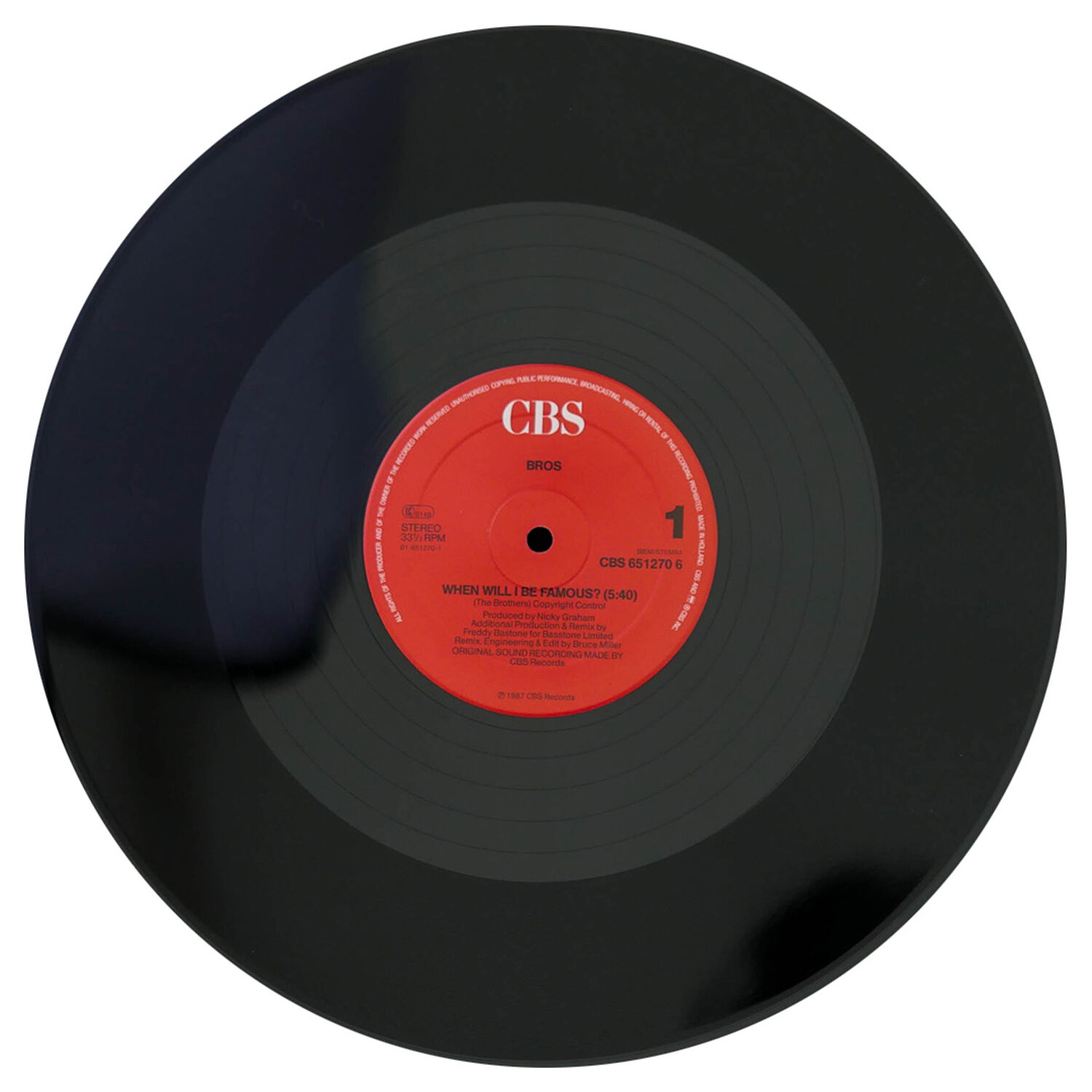 Bros - When Will I Be Famous? | 12" Maxi Single Usado image number 2.0