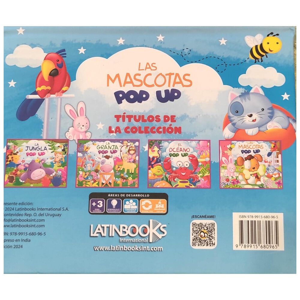Pop Up Peques - Las Mascotas (tapa Dura) - Equipo Editorial | Libro image number 1.0
