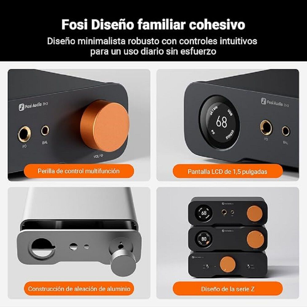 Amplificador De Audio Dac/preamplificador &ndash; Fosi Audio Zh3 image number 2.0
