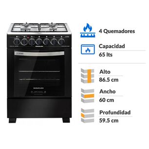 Cocina A Gas Sindelen Ch-600ng 4 Quemadores