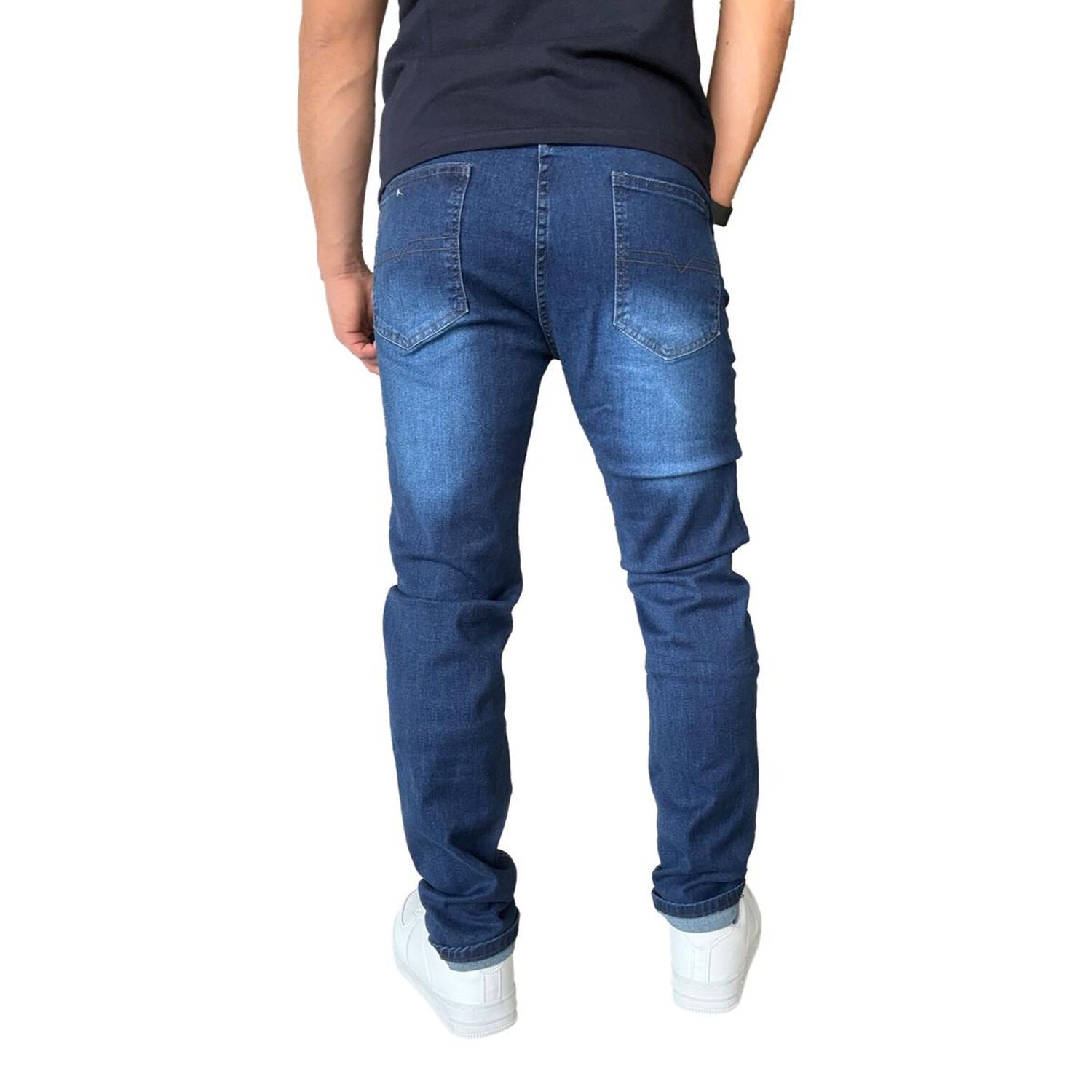 Jeans Elasticados Slim Fit Color Focalizado Semipitillos image number 15.0
