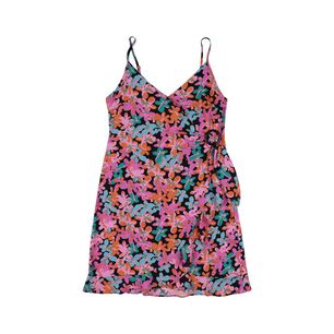 Vestido Cruzado Con Amarras Sin Mangas Cuello V Mujer Rolly Go