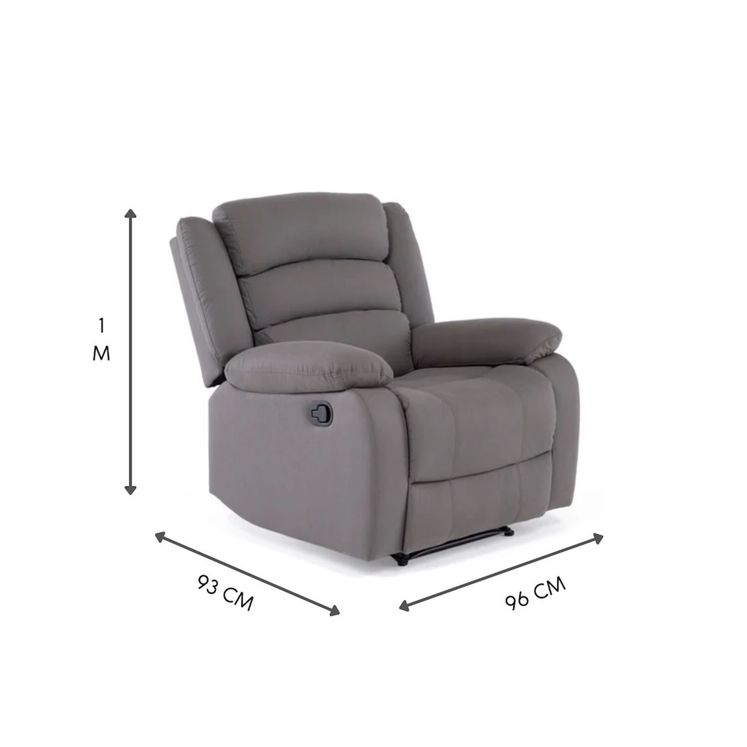 Living Reclinable 1 Sof&aacute; 3 Cuerpos + 2 Bergers New Praga image number 7.0
