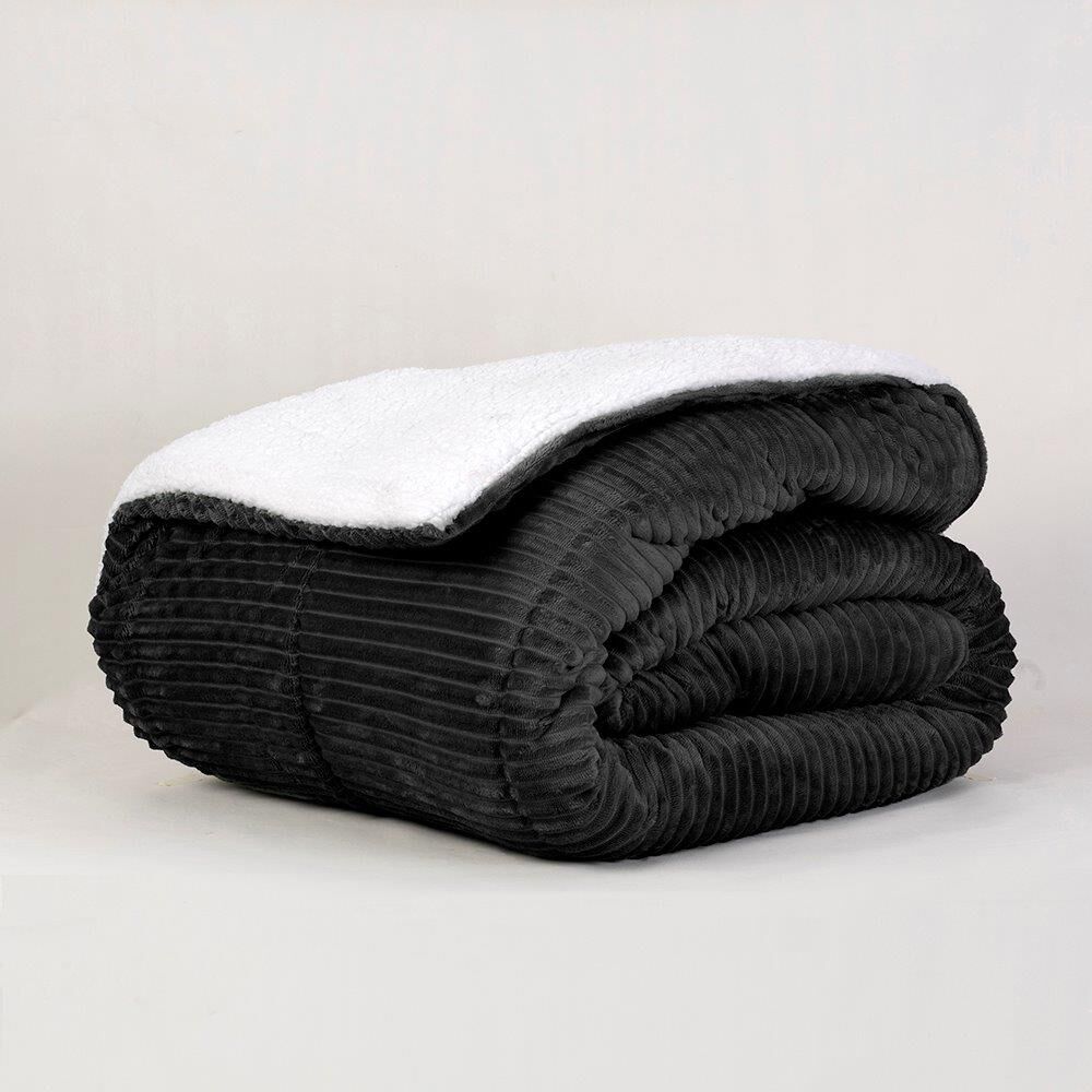 Plumon Corduroy Coral Sherpa 2 Plazas Marengo image number 2.0