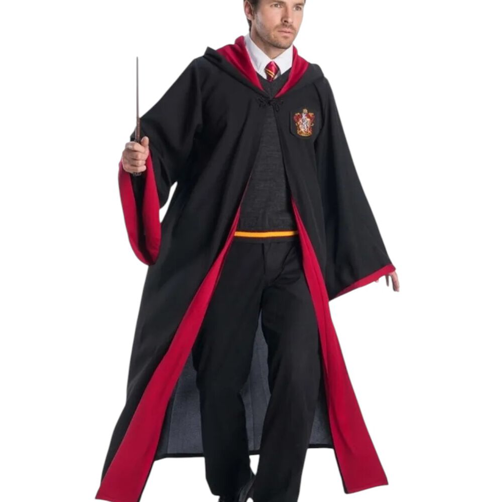Tunica De Harry Potter Casa Hogwarts Deluxe Logo Bordado Gryffindor Slytherin Ravenclaw Hufflepuff image number 4.0