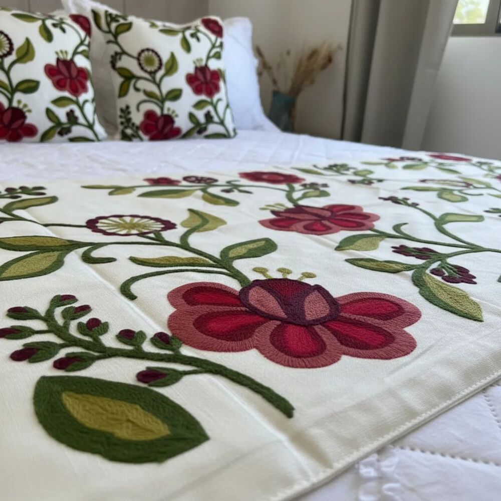 Set De Pieceras Bordadas + Fundas image number 3.0