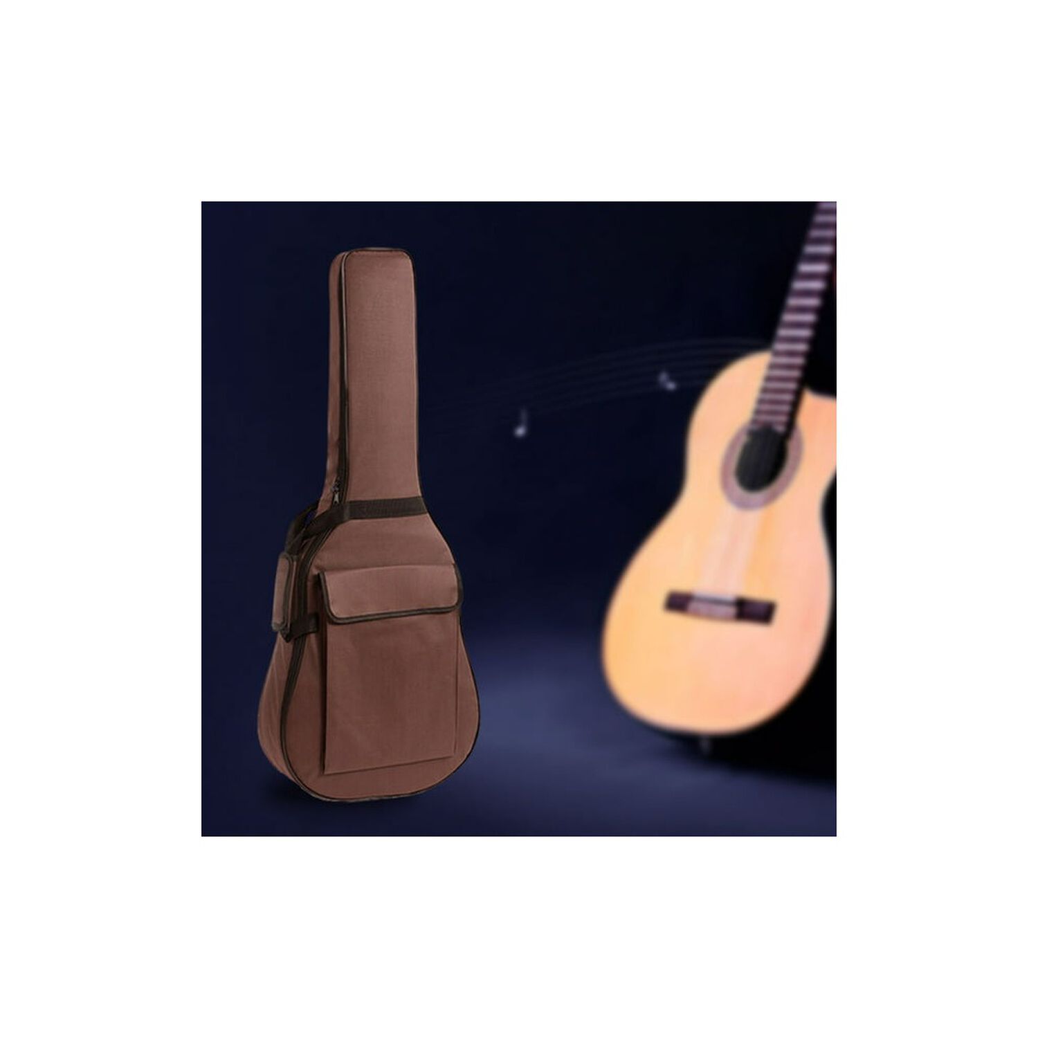 Funda De Guitarra Acustica Acolchada Waterproof De 40" image number 3.0