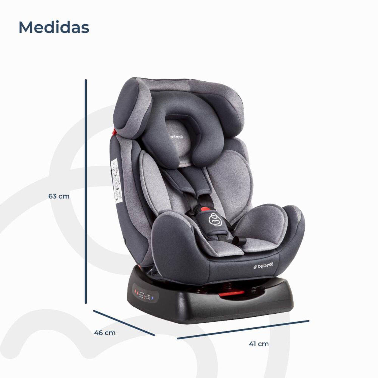 Silla De Auto Bebesit Orbit Lx Gris image number 4.0