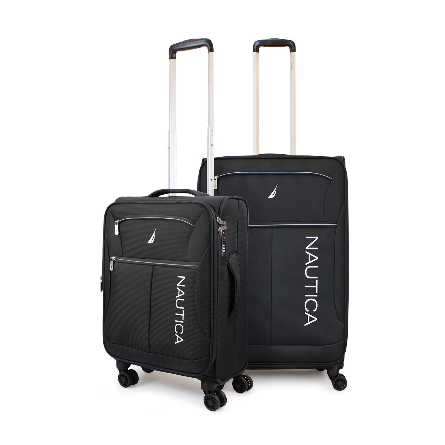 Pack 2 Maletas Blandas S+m Nautica Valencia 10kg Y 20kg Negra image number 0.0