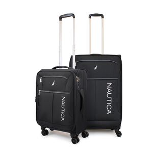 Pack 2 Maletas Blandas S+m Nautica Valencia 10kg Y 20kg Negra