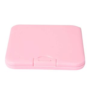 Porta Mascarillas Antibacterial Cuadrado Pequeña 13cm Rosa
