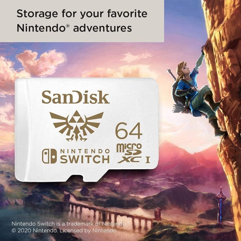 Memoria Sandisk Nintendo Switch 64 Gb Micro Sd Official Pack image number 4.0