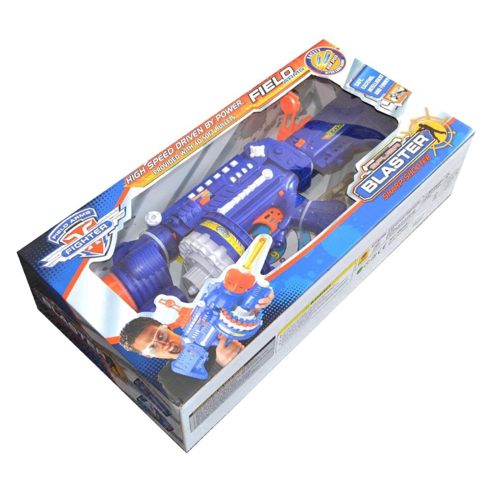 Juguete Lanzador De Dardos Blaster Acc Azul Infantil image number 2.0