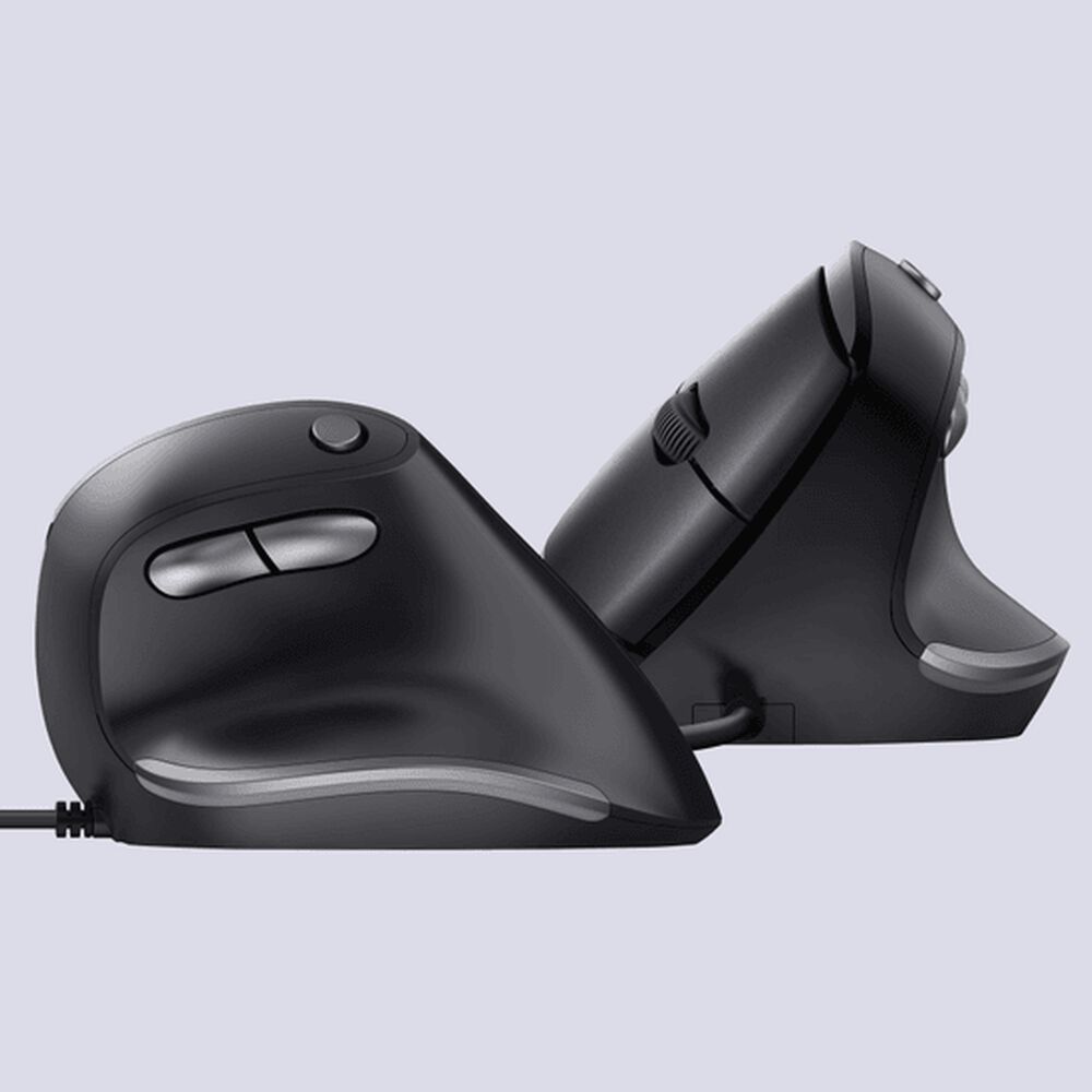 Mouse Vertical Trust Bayo Ergonomico Con Cable Usb 4200 Dpi image number 6.0