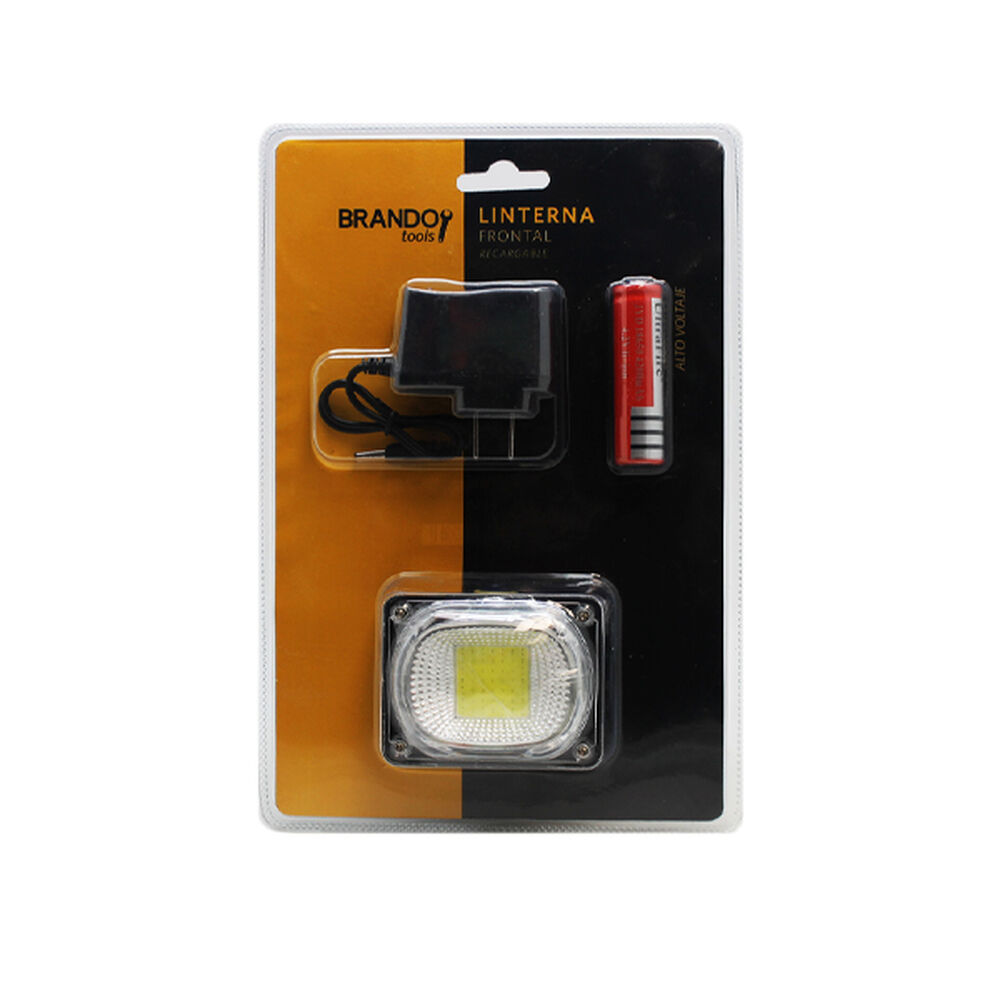 Linterna Led Frontal Recargable 3 Funciones Brando image number 1.0