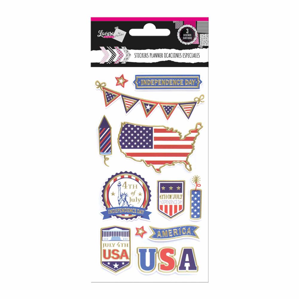Stickers Scrapbook Ocasiones Especiales 15 Piezas Aprox image number 0.0