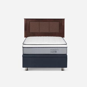 Cama Ba&uacute;l Rosen Indie / 1 Plaza / Base Normal + Respaldo Rachel