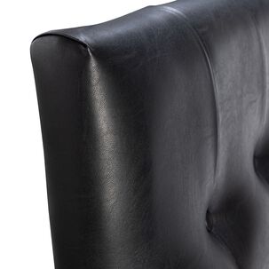 Respaldo Sevilla Con Patas Pu 1,5 Plaza Negro