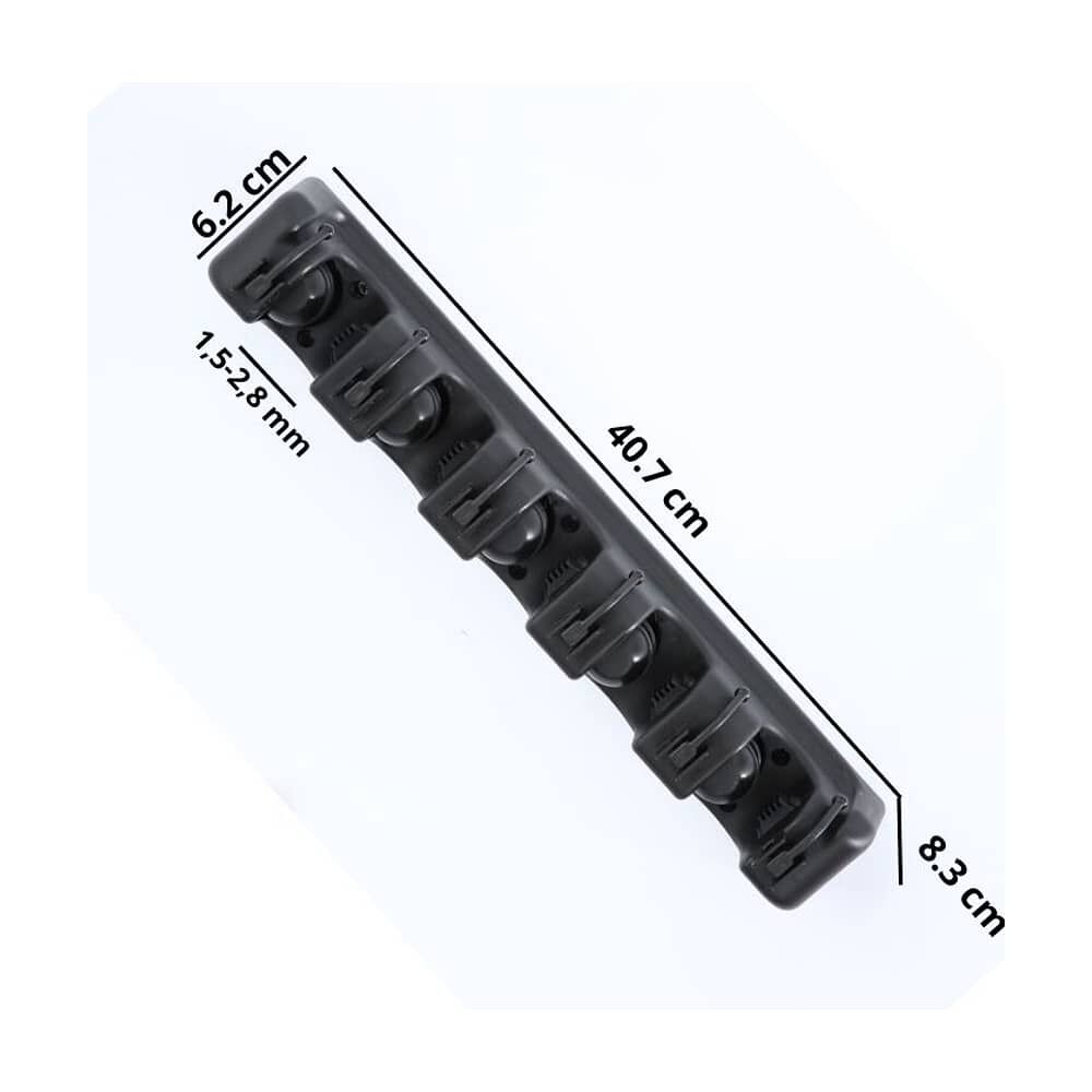 Soporte &Uacute;tiles De Aseo Hogar Escobas Organizador Est&aacute;tico image number 3.0