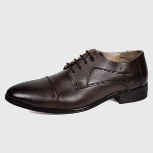 Zapato Cuero Palermo Caf&eacute; Oscuro